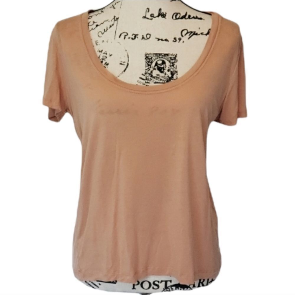 ZARA scoop neck tee